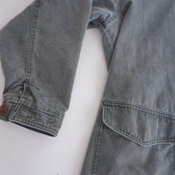 Vintage Northern Reflections Gray-ish Barn Chore Jacket Corduroy Collar M - Picture 7 of 15